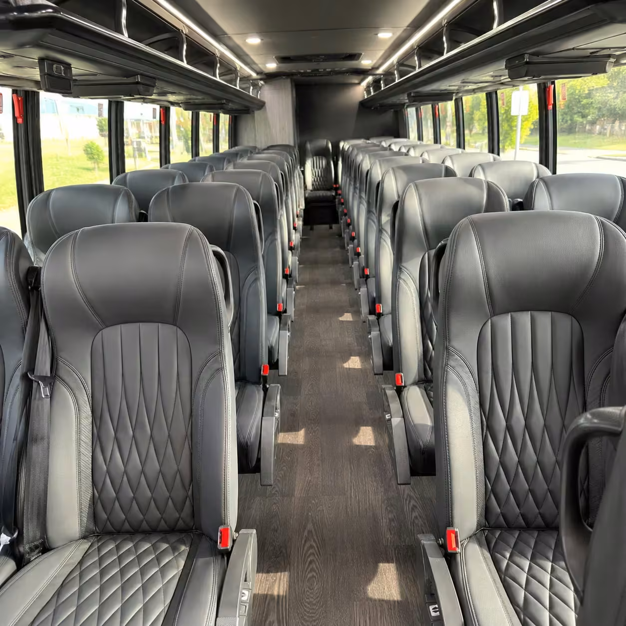 15 35 passenger minibus inside
