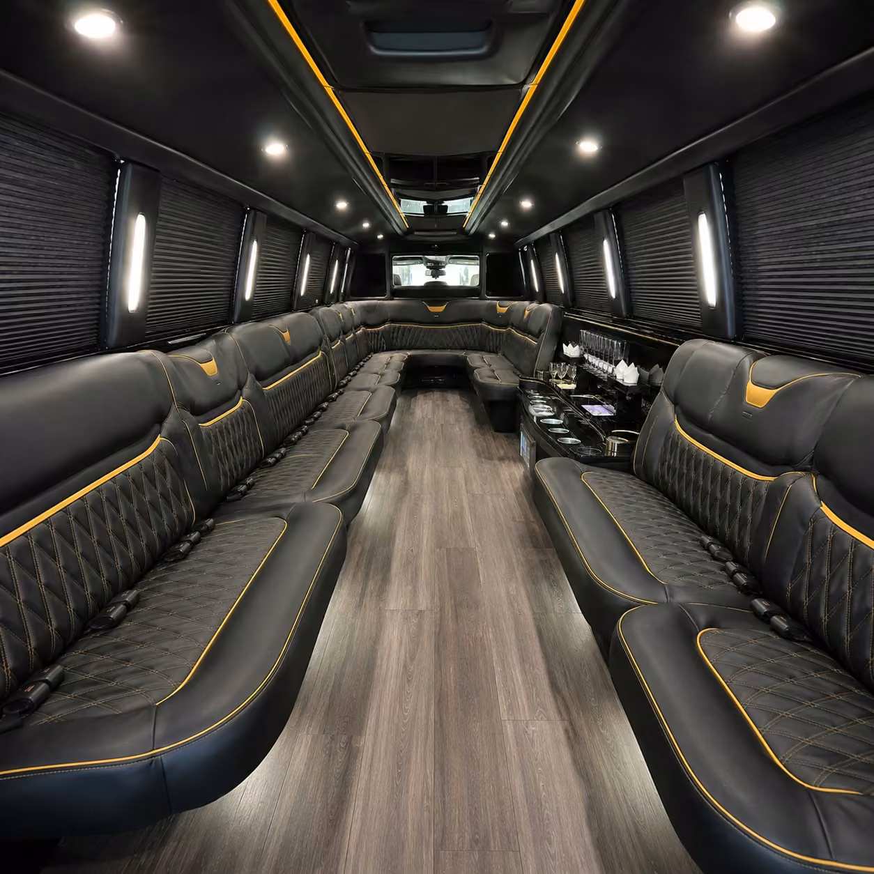 hummer limo interior